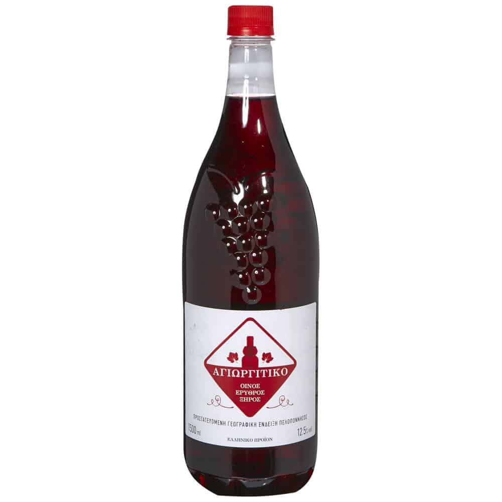 Agiorgitiko Rotwein (1,5l) PET Flasche von Koutsodimos bei Araxxon - Hochwertiges griechisches Produkt. Agiorgitiko Rotwein (1,5l) PET Flasche από Koutsodimos στο Araxxon - Αυθεντικό ελληνικό προϊόν.